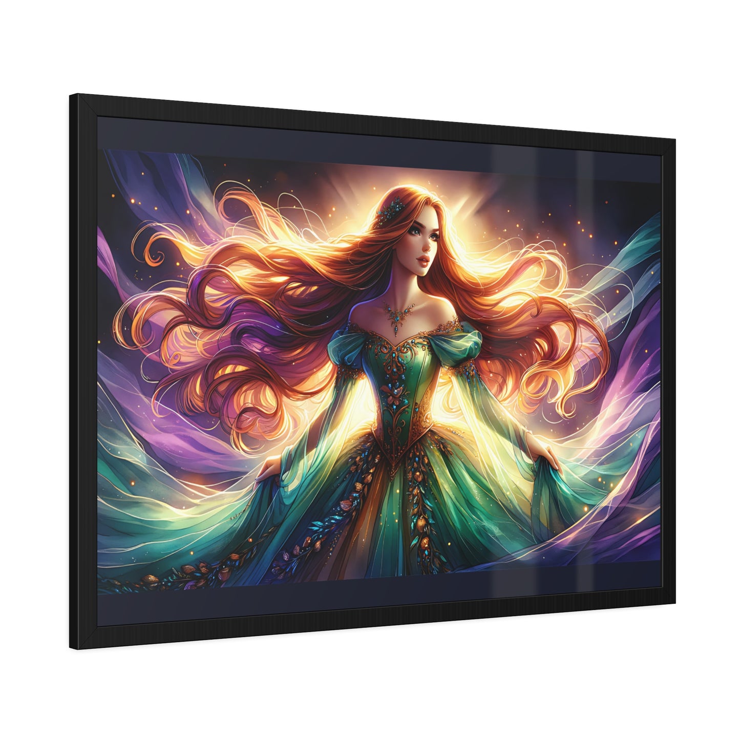 Once Upon A Fantasy - Ginger Goddess Framed Posters