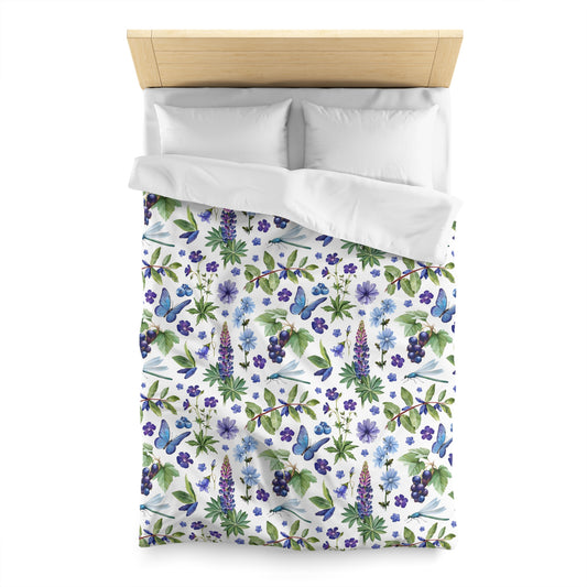 Blue Dragonfly Duvet Cover