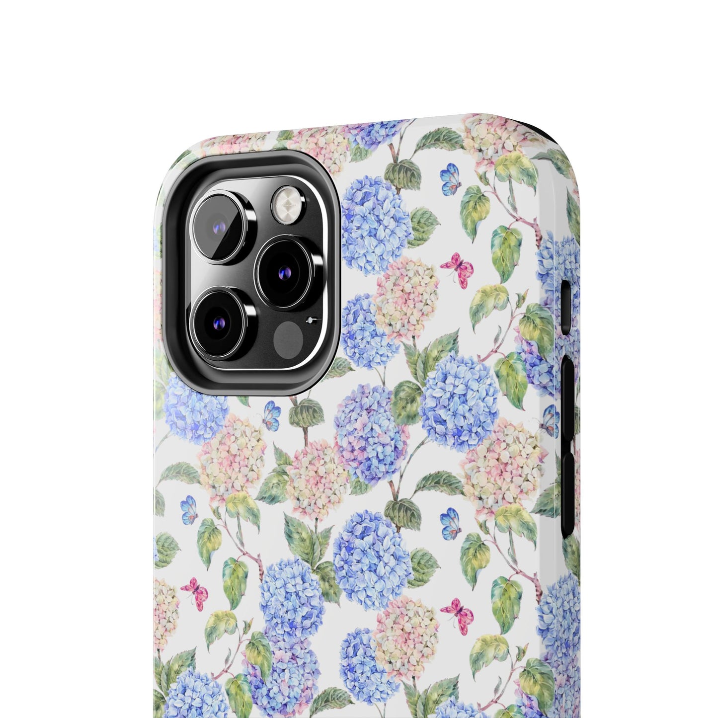 Pink & Blue Hydrangea Phone Case