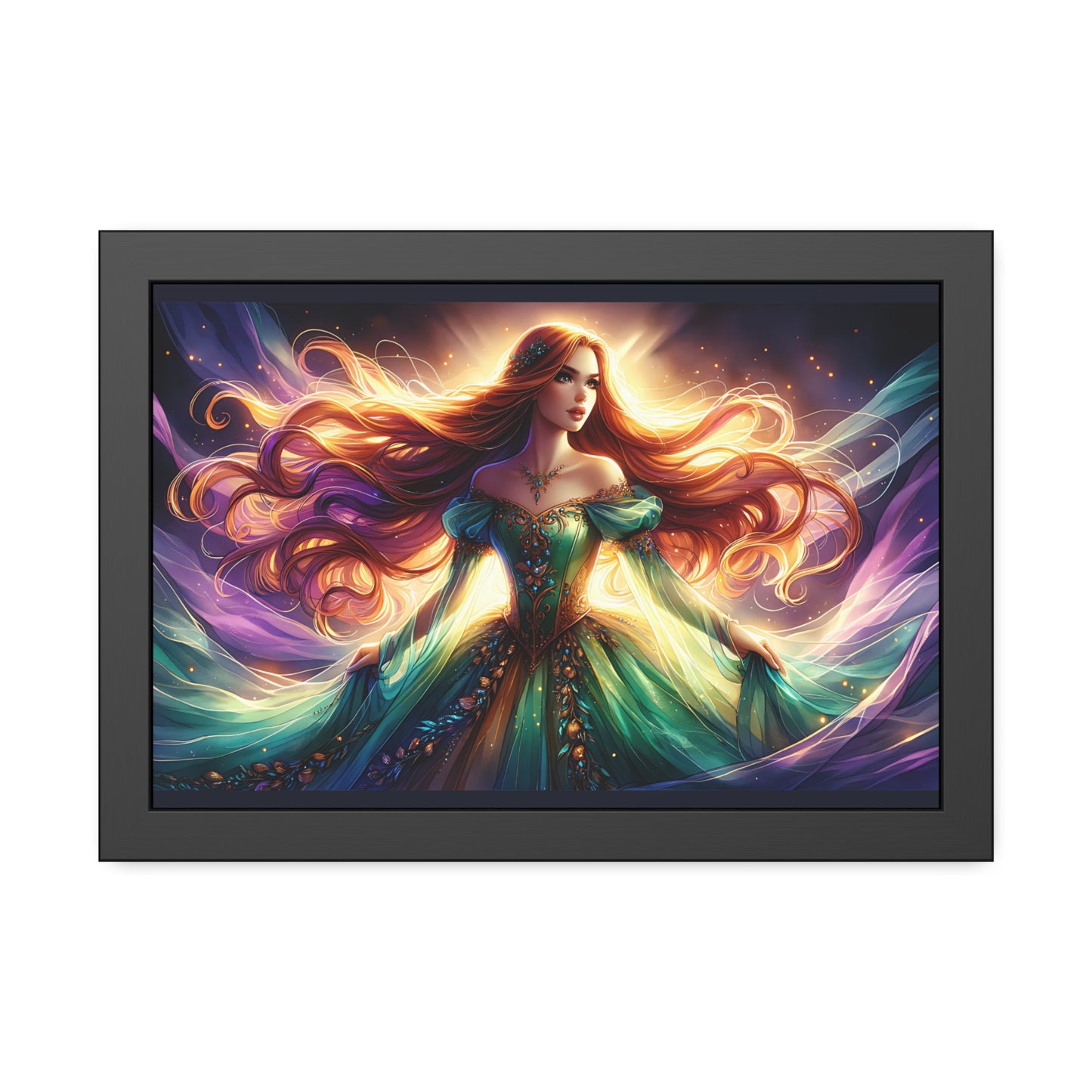 Once Upon A Fantasy - Ginger Goddess Framed Posters