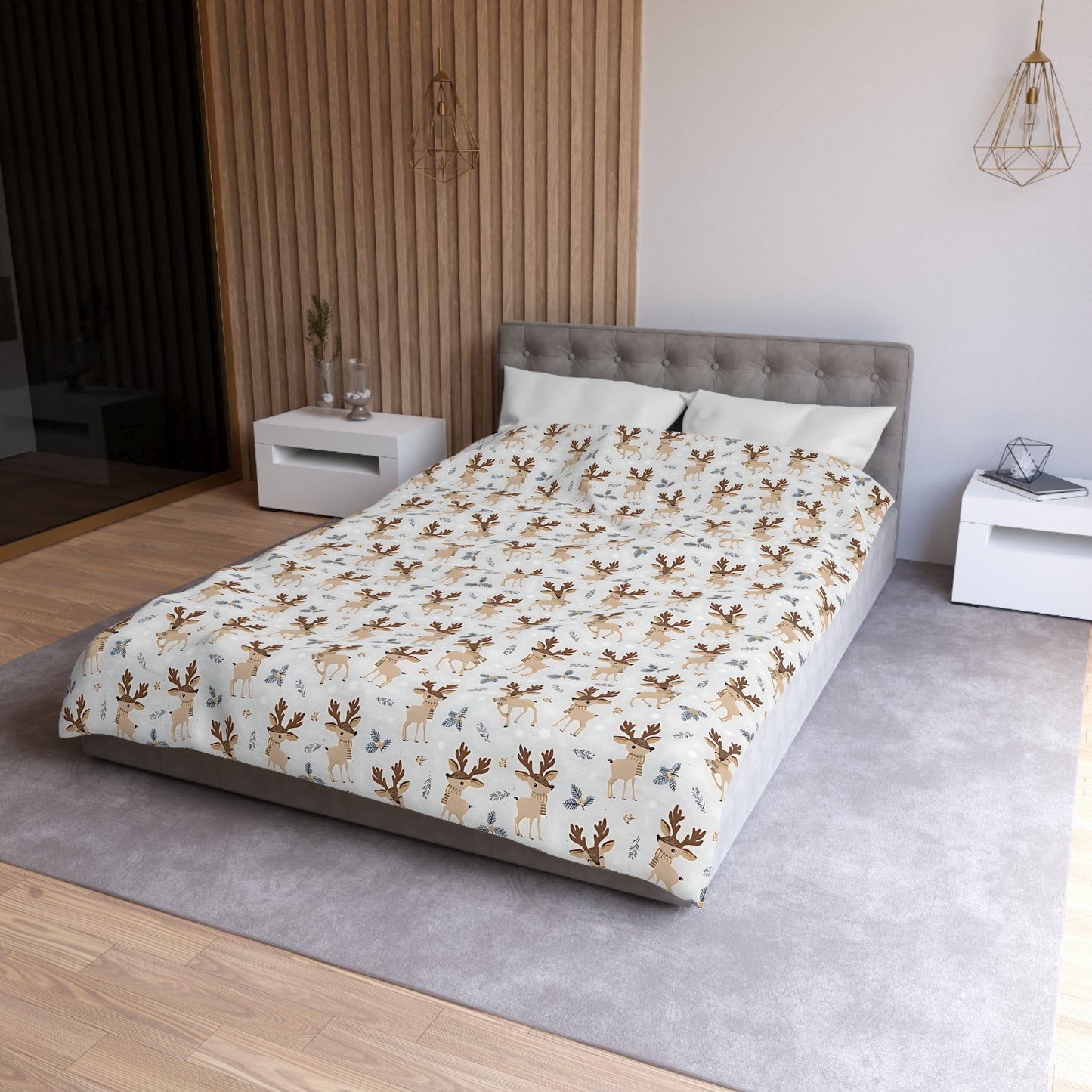 Reindeer #1 Print Duvet Cover