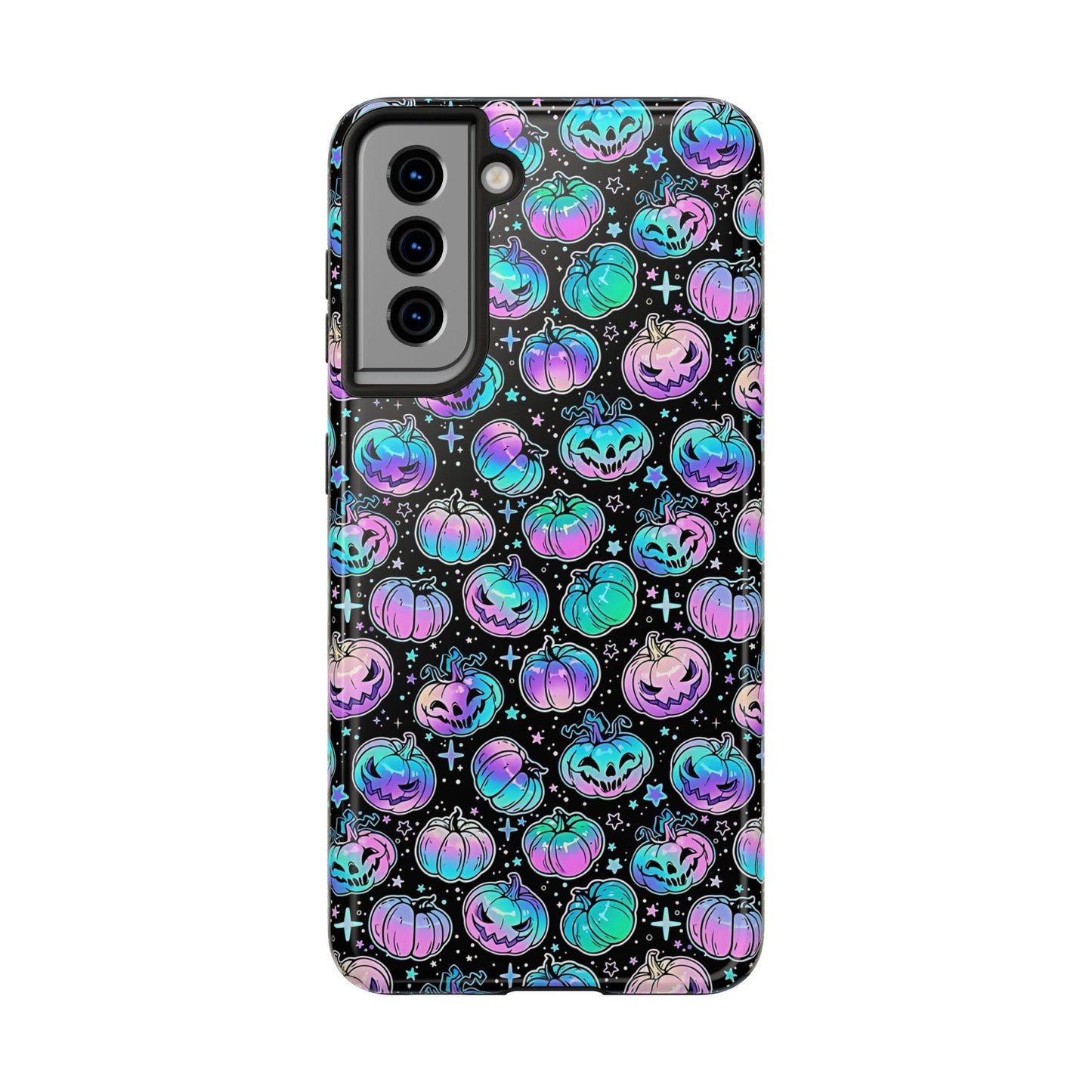 Spooky Neon Pumpkin Phone Case