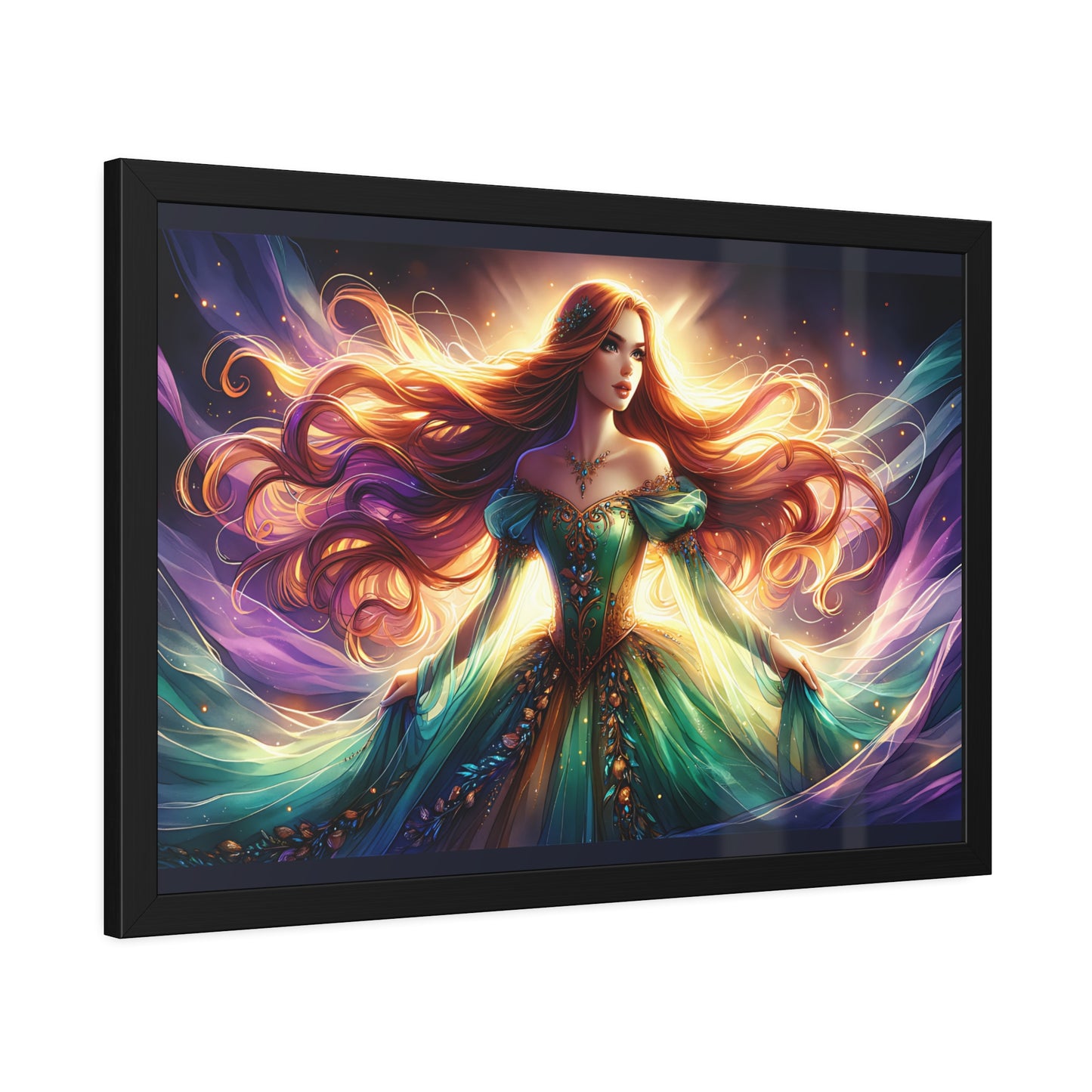 Once Upon A Fantasy - Ginger Goddess Framed Posters