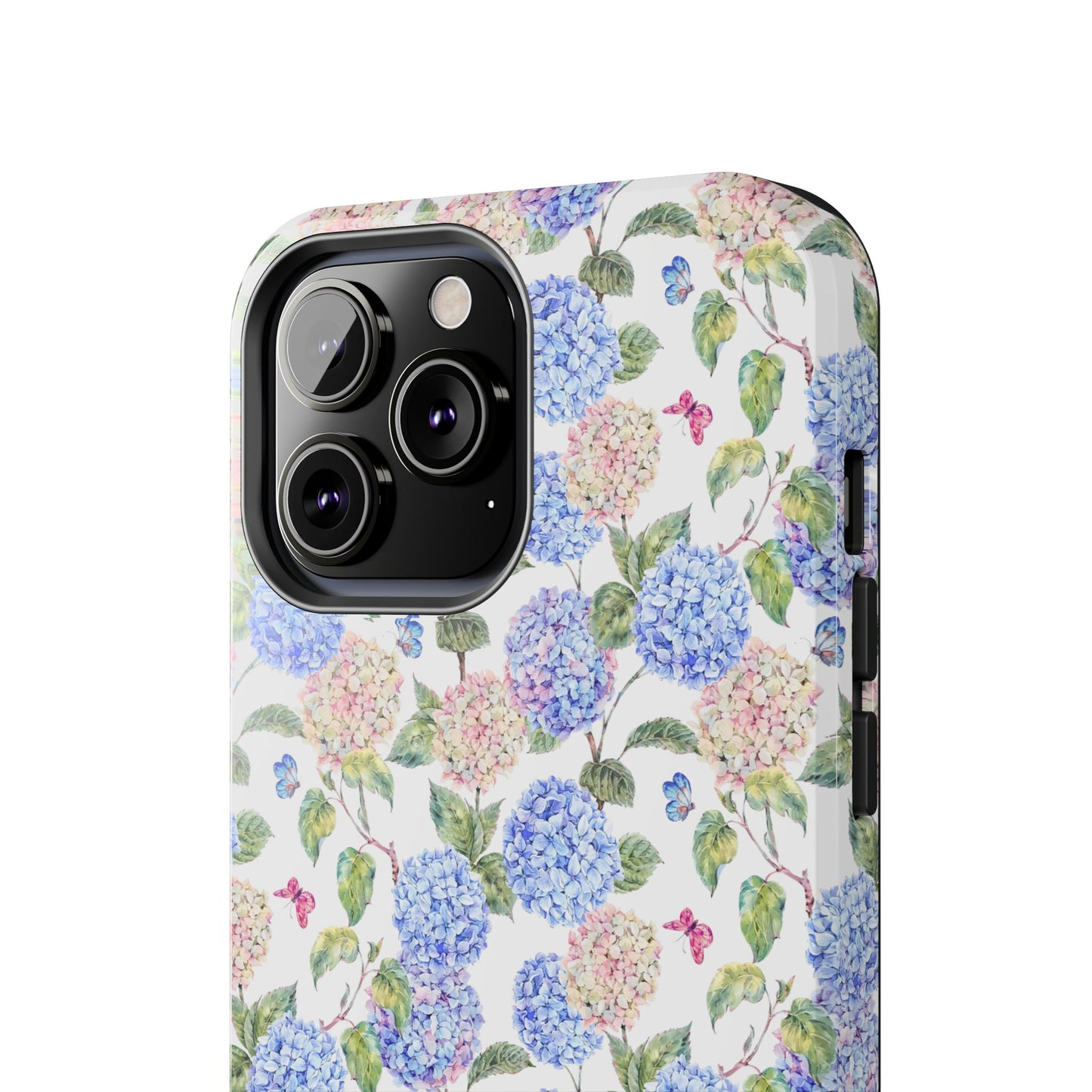 Pink & Blue Hydrangea Phone Case