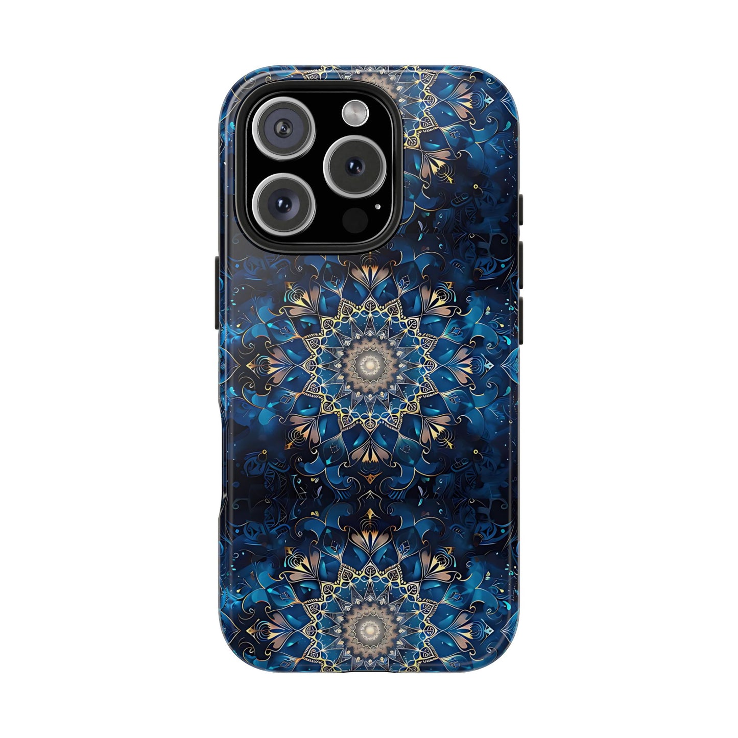 Navy Mandala Phone Case