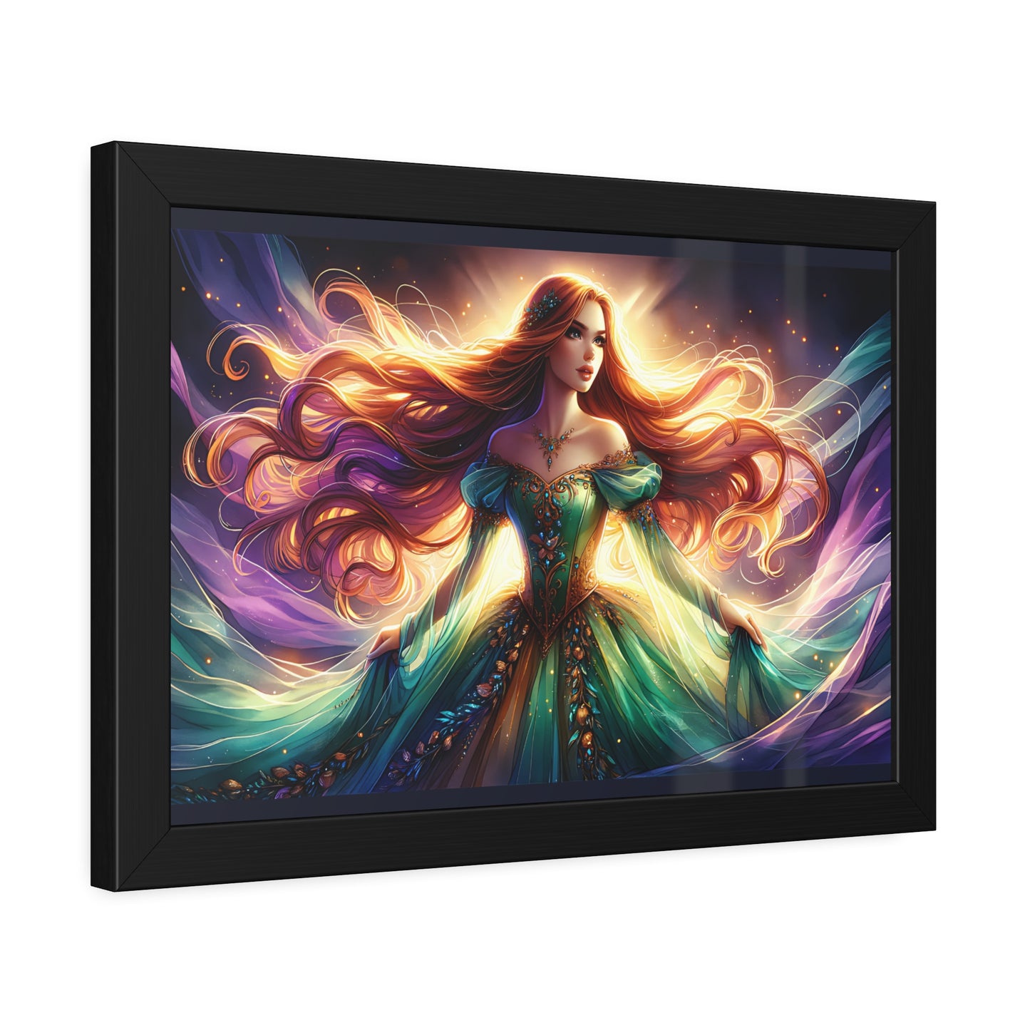 Once Upon A Fantasy - Ginger Goddess Framed Posters