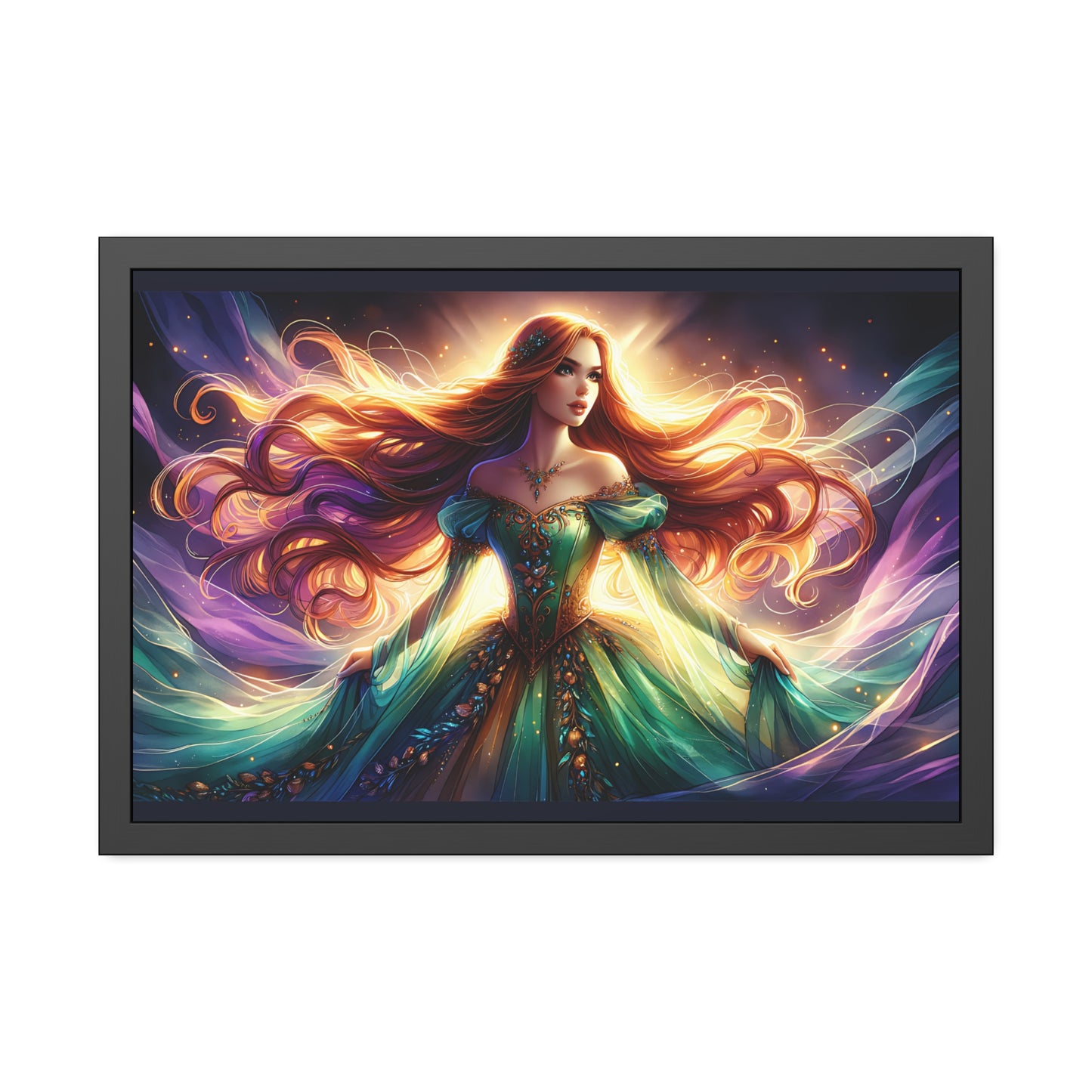 Once Upon A Fantasy - Ginger Goddess Framed Posters