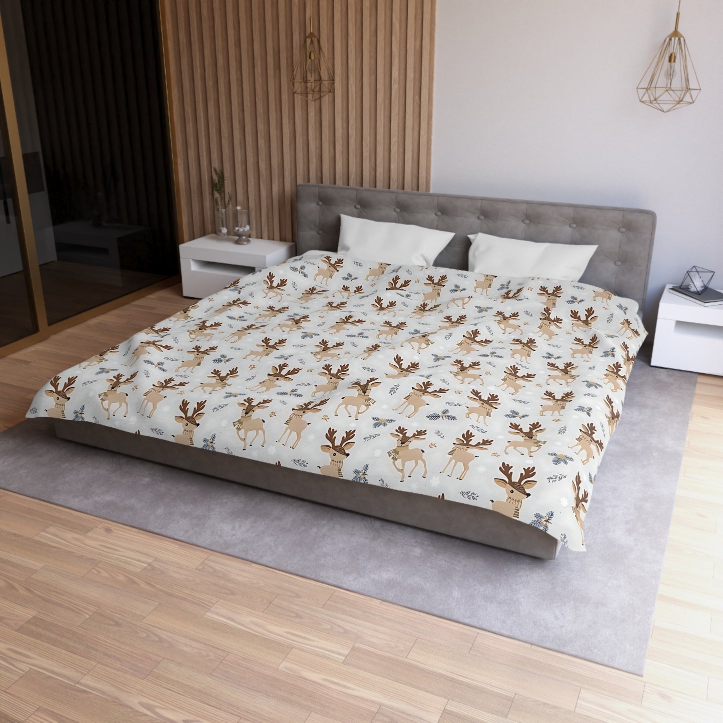 Reindeer #1 Print Duvet Cover