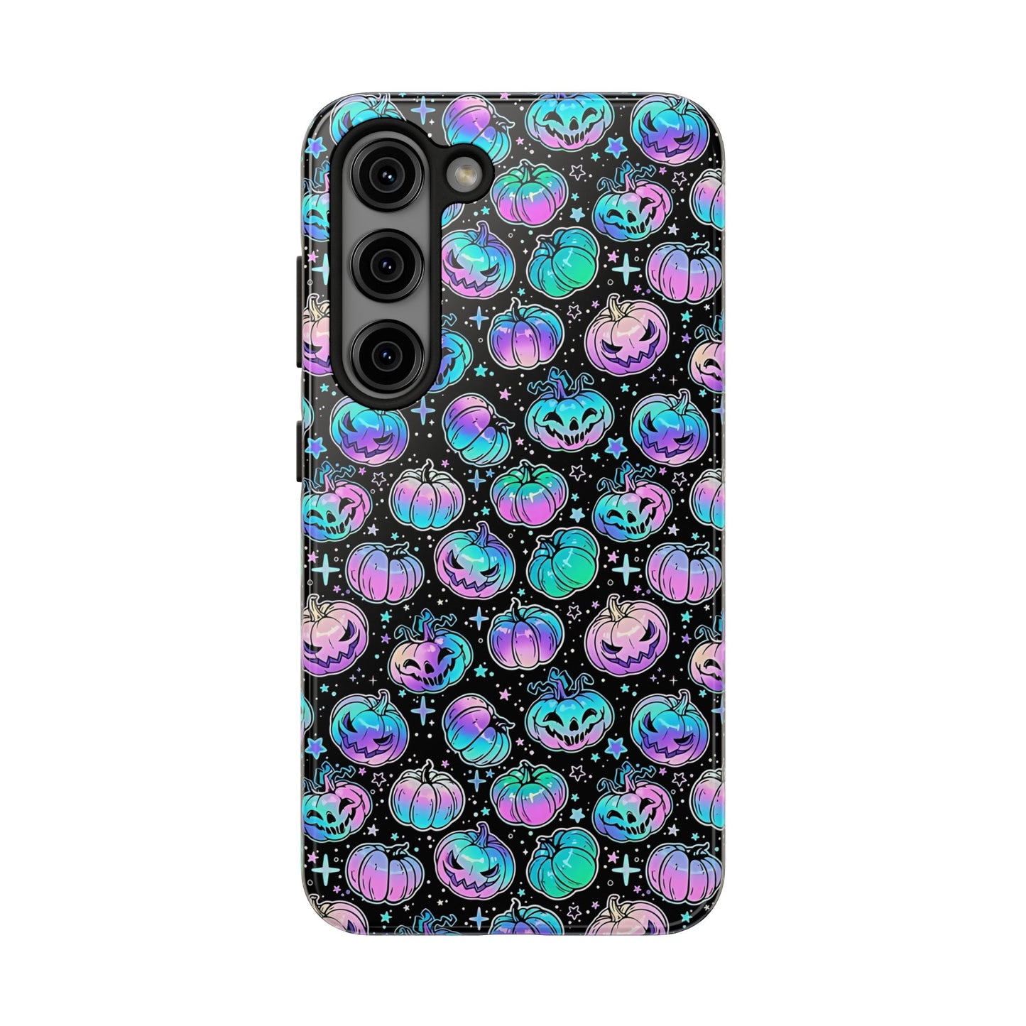 Spooky Neon Pumpkin Phone Case