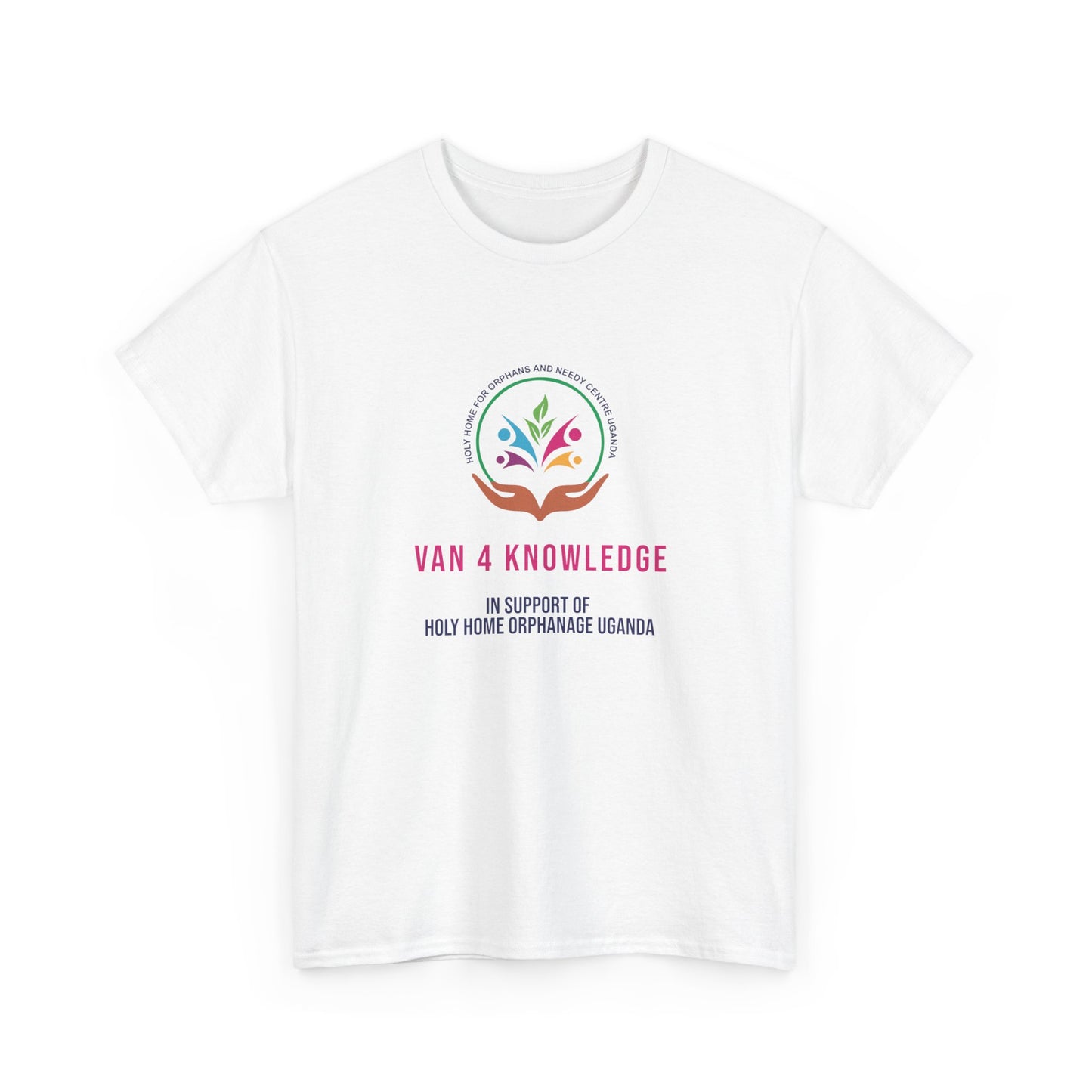 Van 4 Knowledge Unisex Heavy Cotton T-shirt - **In Support of Holy Home Orphanage Uganda**