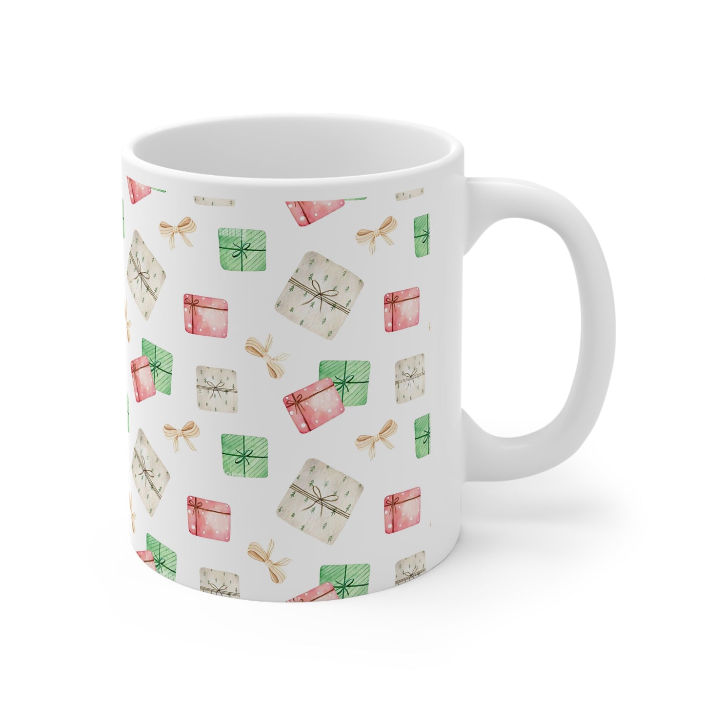 Christmas Present Ceramic Mug, 11oz